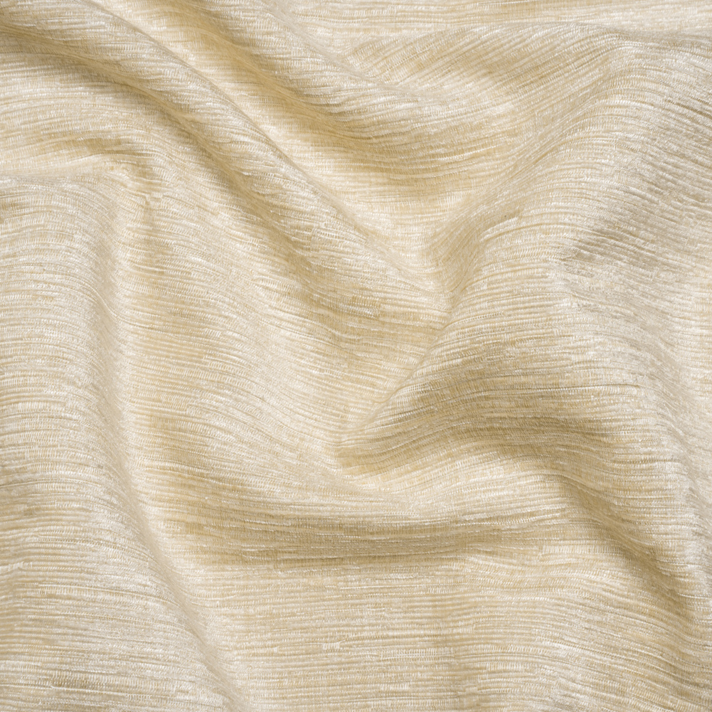 Luxe Home Decor Chenille 110″ – Vanilla Cream Striated – Mayberry Collection Luxe Home Decor Chenille 110″ – Vanilla Cream Striated – Mayberry Collection