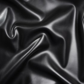 Upholstery Faux Leather with Brushed Fabric Backing – Black – Alida Collection Upholstery Faux Leather with Brushed Fabric Backing – Black – Alida Collection