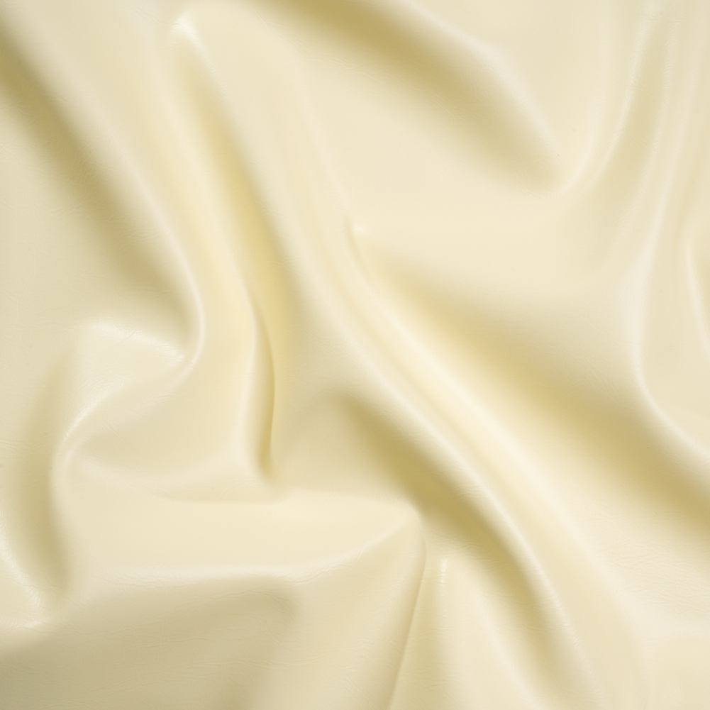 Upholstery Faux Leather with Brushed Fabric Backing – Cream – Alida Collection Upholstery Faux Leather with Brushed Fabric Backing – Cream – Alida Collection