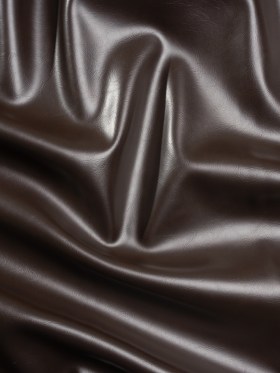 Upholstery Faux Leather with Brushed Fabric Backing – Chocolate – Alida Collection Upholstery Faux Leather with Brushed Fabric Backing – Chocolate – Alida Collection