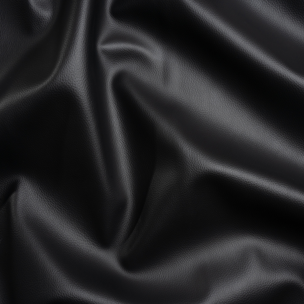 Outdoor Upholstery Faux Leather – Black Pebbled – Macoun Collection Outdoor Upholstery Faux Leather – Black Pebbled – Macoun Collection