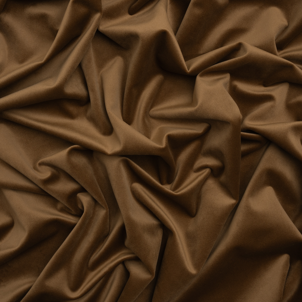 Polyester Upholstery Microvelvet – Warm Brown – Ramsey Collection Polyester Upholstery Microvelvet – Warm Brown – Ramsey Collection