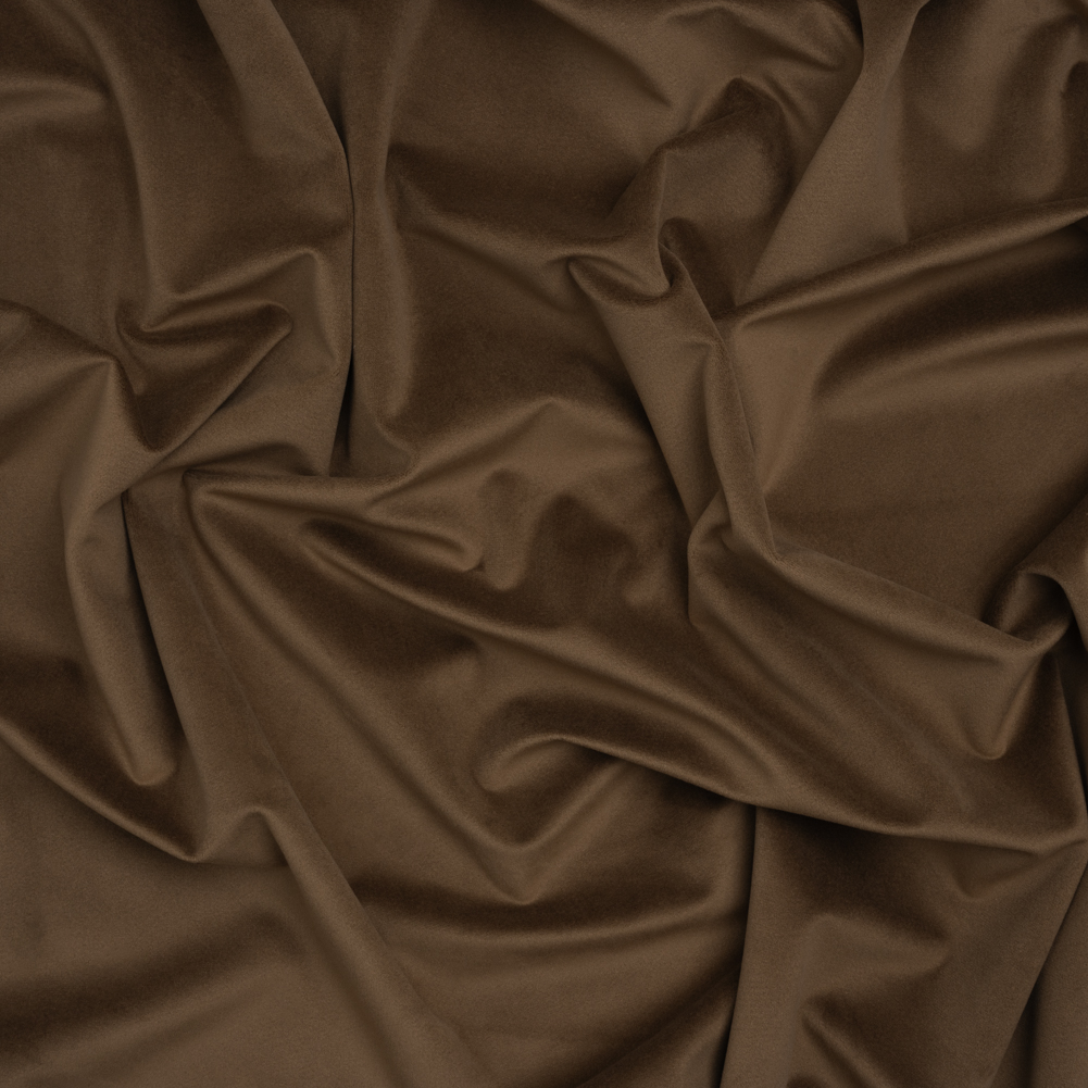 Polyester Upholstery Microvelvet – Bison Brown – Ramsey Collection Polyester Upholstery Microvelvet – Bison Brown – Ramsey Collection