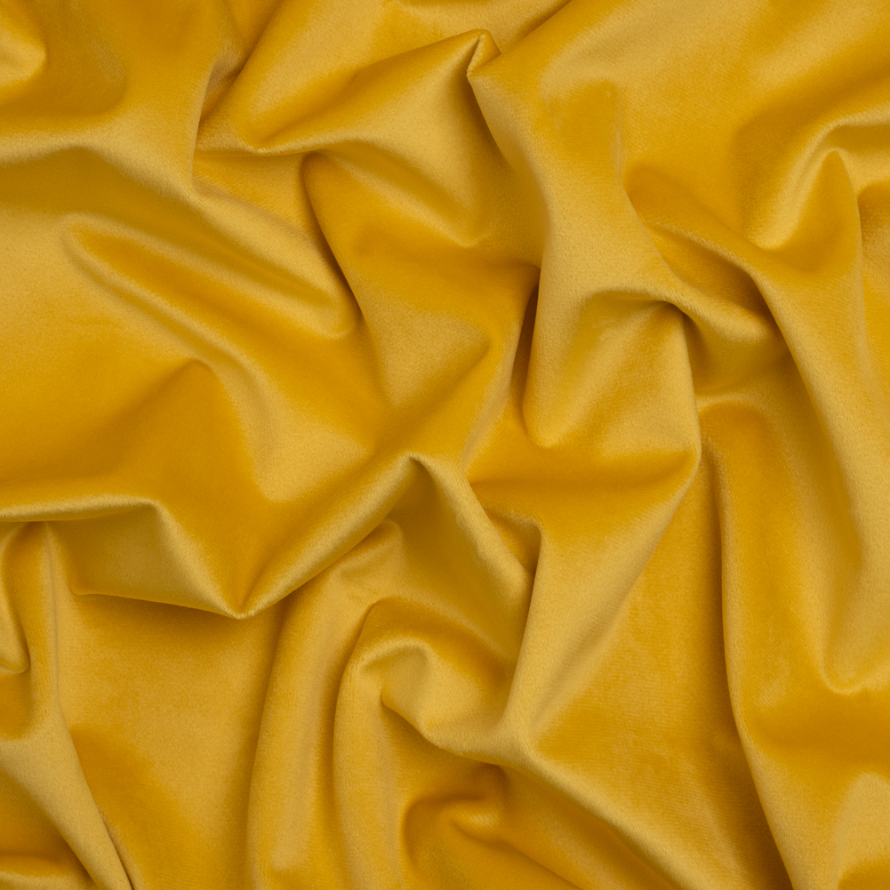 Polyester Upholstery Microvelvet – Sunshine Yellow – Ramsey Collection Polyester Upholstery Microvelvet – Sunshine Yellow – Ramsey Collection