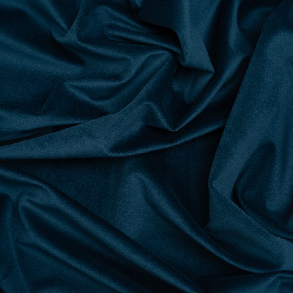 Polyester Upholstery Microvelvet – Titan Blue – Ramsey Collection Polyester Upholstery Microvelvet – Titan Blue – Ramsey Collection
