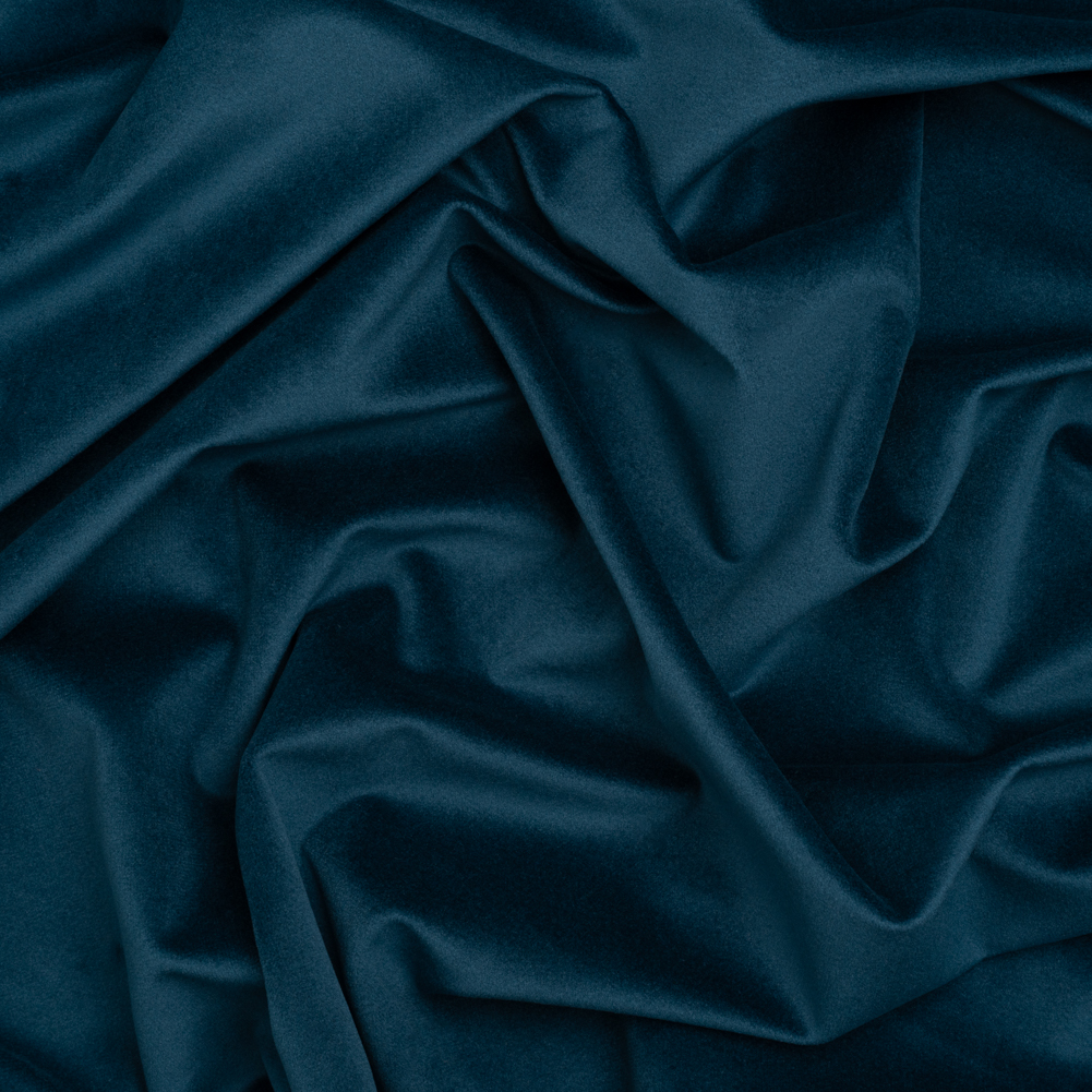 Polyester Upholstery Microvelvet – Deep Sea Blue – Ramsey Collection Polyester Upholstery Microvelvet – Deep Sea Blue – Ramsey Collection