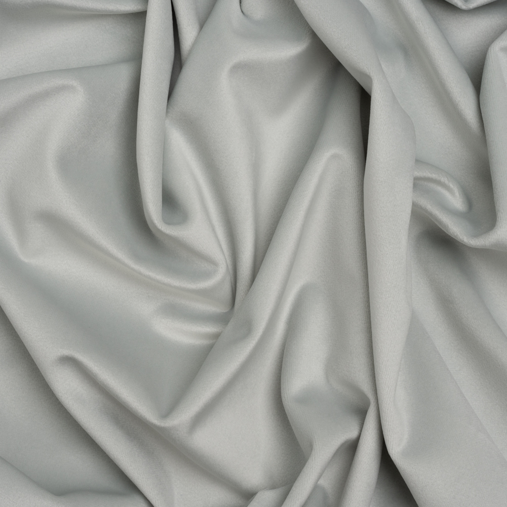 Polyester Upholstery Microvelvet – Cloud Gray – Ramsey Collection Polyester Upholstery Microvelvet – Cloud Gray – Ramsey Collection