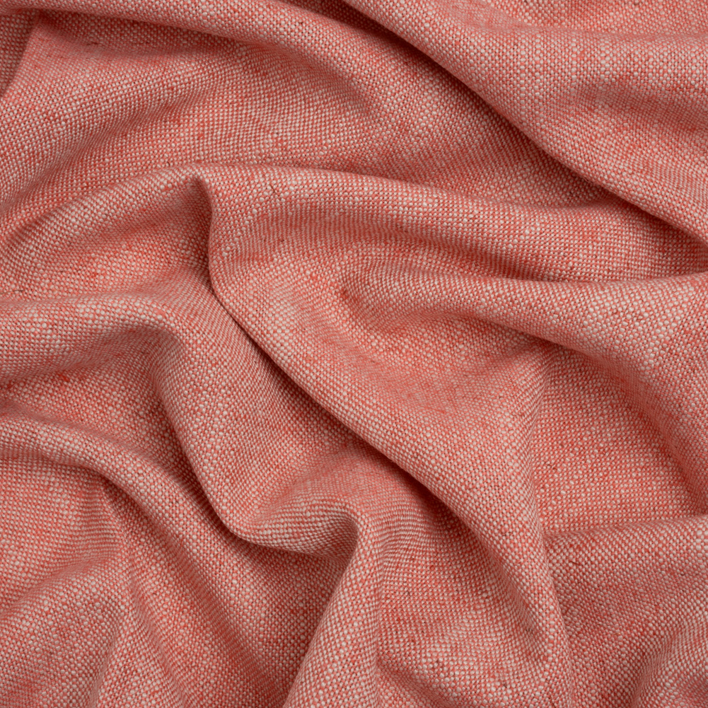 Linen Blend Drapery Woven – Flamingo – Cumberland Collection Linen Blend Drapery Woven – Flamingo – Cumberland Collection