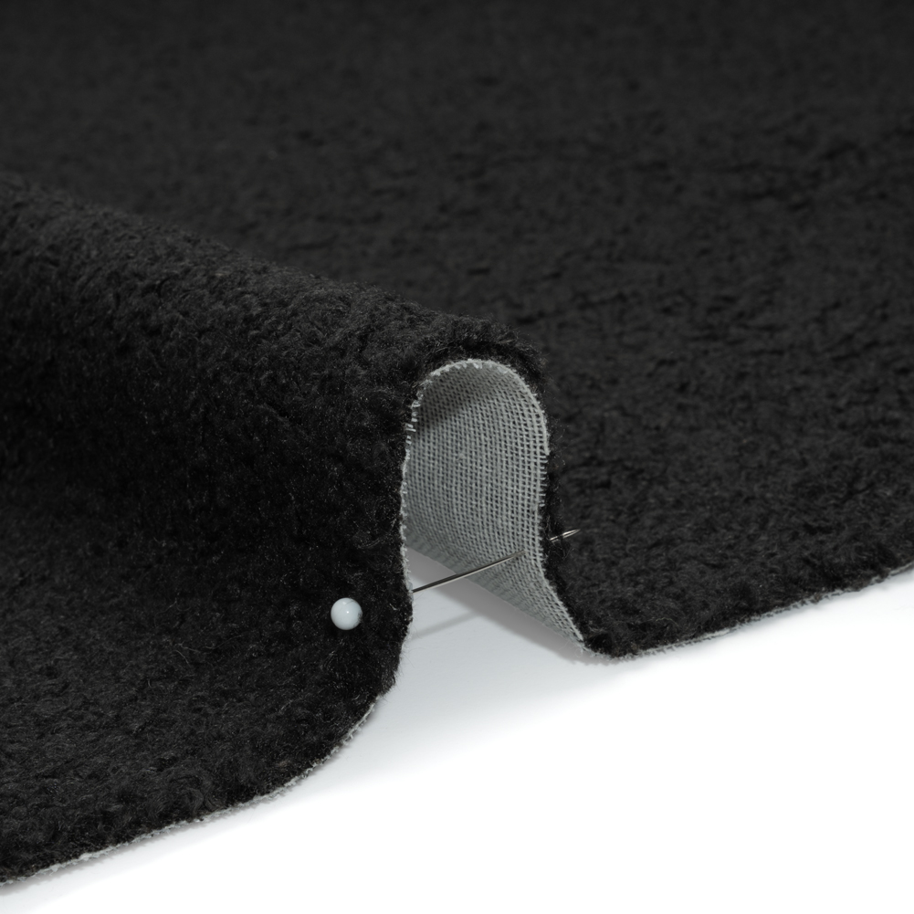 Ultra Soft Upholstery Boucle with Stain Resistant Finish – Onyx – Theodore Collection Ultra Soft Upholstery Boucle with Stain Resistant Finish – Onyx – Theodore Collection