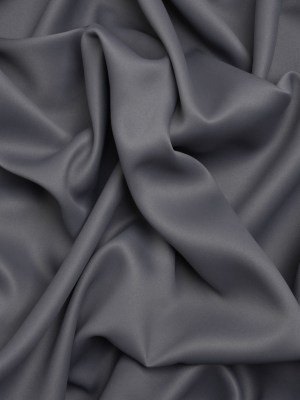 Double Faced Drapery Satin 110″ Fire Retardant Dimout – Storm – Brunswick Collection Double Faced Drapery Satin 110″ Fire Retardant Dimout – Storm – Brunswick Collection