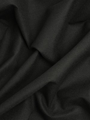 Blackout Brushed Drapery Woven, Flame Retardant – Midnight – Iona Collection Blackout Brushed Drapery Woven, Flame Retardant – Midnight – Iona Collection