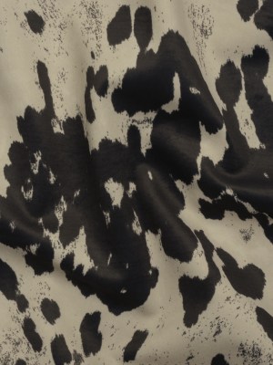 Upholstery Micro Velvet with Woven Backing – Black and Cream Appaloosa Spots Upholstery Micro Velvet with Woven Backing – Black and Cream Appaloosa Spots