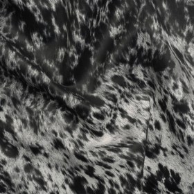 Upholstery Micro Velvet with Woven Backing – Black and White Cheetah Spots Upholstery Micro Velvet with Woven Backing – Black and White Cheetah Spots