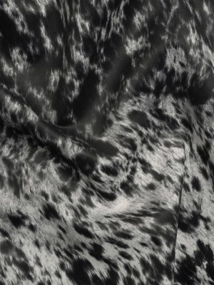 Upholstery Micro Velvet with Woven Backing – Black and White Cheetah Spots Upholstery Micro Velvet with Woven Backing – Black and White Cheetah Spots