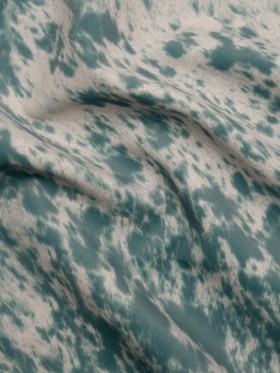 Upholstery Micro Velvet with Woven Backing – Blue and Cream Cheetah Spots Upholstery Micro Velvet with Woven Backing – Blue and Cream Cheetah Spots