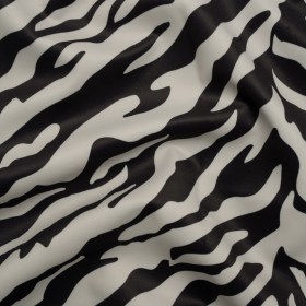 Upholstery Micro Velvet with Woven Backing – Black and White Zebra Stripes Upholstery Micro Velvet with Woven Backing – Black and White Zebra Stripes