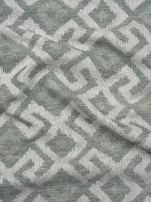 Upholstery Jacquard – Mist Greek Key Diamonds – Nikaia Collection Upholstery Jacquard – Mist Greek Key Diamonds – Nikaia Collection