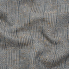 Tweedy Boucle Upholstery Jacquard – Royal Diamond and Stripe Checks – Damietta Collection Tweedy Boucle Upholstery Jacquard – Royal Diamond and Stripe Checks – Damietta Collection
