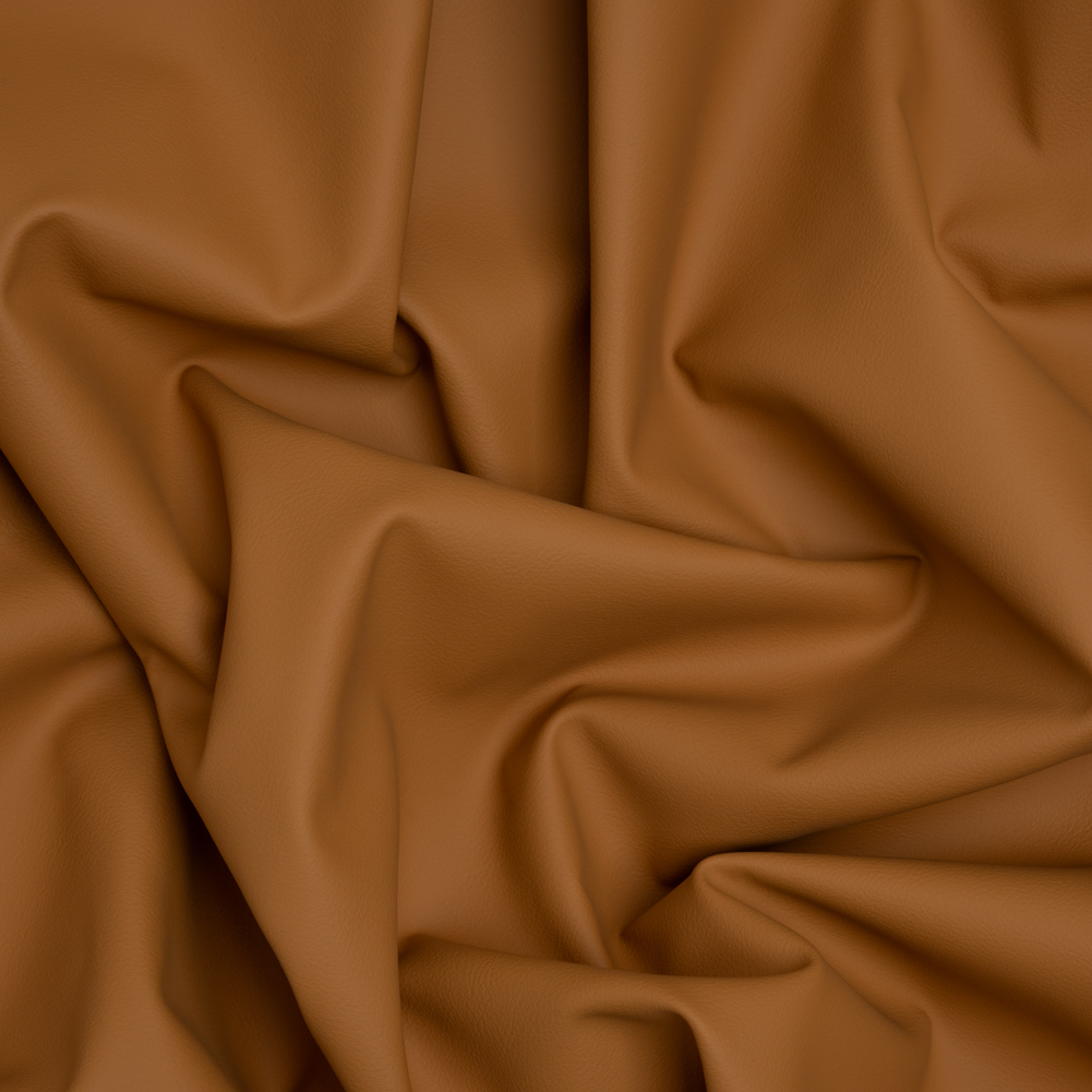 Upholstery Faux Leather Vinyl with Foam Backing – Caramel – Mitchell Collection Upholstery Faux Leather Vinyl with Foam Backing – Caramel – Mitchell Collection