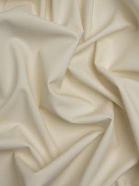 Upholstery Faux Leather Vinyl with Foam Backing – Ecru – Mitchell Collection Upholstery Faux Leather Vinyl with Foam Backing – Ecru – Mitchell Collection