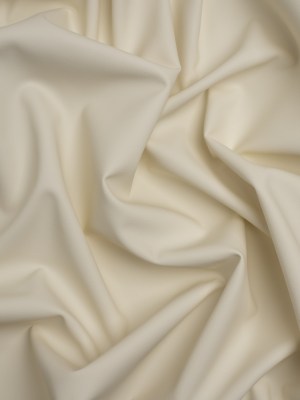 Upholstery Faux Leather Vinyl with Foam Backing – Ecru – Mitchell Collection Upholstery Faux Leather Vinyl with Foam Backing – Ecru – Mitchell Collection