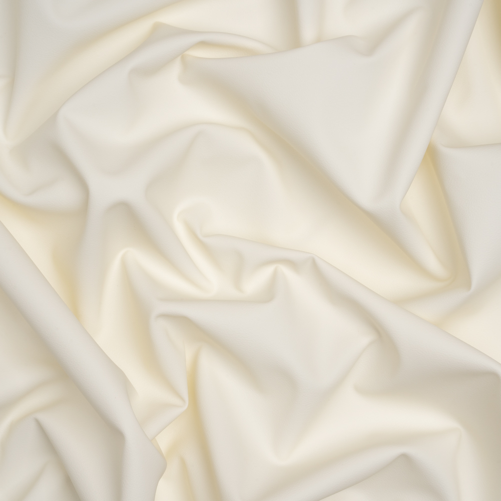 Upholstery Faux Leather Vinyl with Foam Backing – Snow – Mitchell Collection Upholstery Faux Leather Vinyl with Foam Backing – Snow – Mitchell Collection