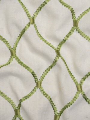Embroidered Linen Blend Woven – Elm Ogees – Gleason Collection Embroidered Linen Blend Woven – Elm Ogees – Gleason Collection