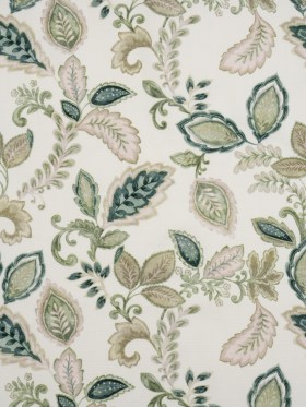 Cotton Canvas Print – Green Dahlia Floral and Leaves Cotton Canvas Print – Green Dahlia Floral and Leaves