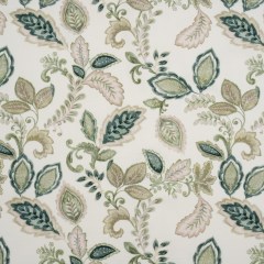 Cotton Canvas Print – Green Dahlia Floral and Leaves Cotton Canvas Print – Green Dahlia Floral and Leaves