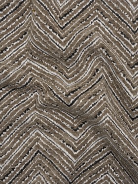 Chenille Upholstery Jacquard – Mud Chevrons – Fleming Collection Chenille Upholstery Jacquard – Mud Chevrons – Fleming Collection