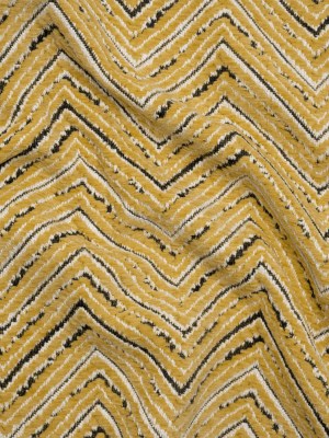 Chenille Upholstery Jacquard – Bumblebee Chevrons – Fleming Collection Chenille Upholstery Jacquard – Bumblebee Chevrons – Fleming Collection