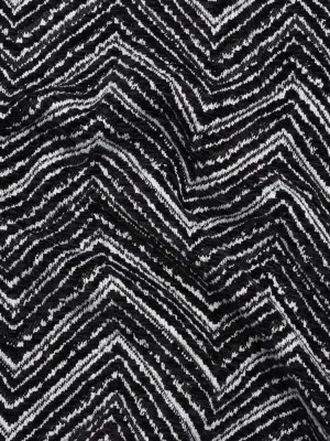 Chenille Upholstery Jacquard – Coal Chevrons – Fleming Collection Chenille Upholstery Jacquard – Coal Chevrons – Fleming Collection