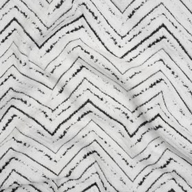 Chenille Upholstery Jacquard – White Chevrons – Fleming Collection Chenille Upholstery Jacquard – White Chevrons – Fleming Collection