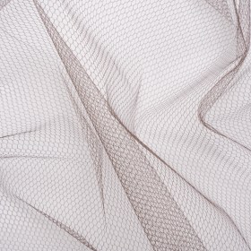 Nylon Net Tulle – Chocolate – Gianna Collection Nylon Net Tulle – Chocolate – Gianna Collection