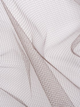 Nylon Net Tulle – Chocolate – Gianna Collection Nylon Net Tulle – Chocolate – Gianna Collection
