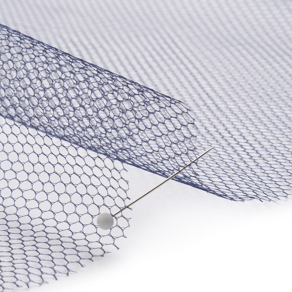 Nylon Net Tulle – Navy – Gianna Collection Nylon Net Tulle – Navy – Gianna Collection