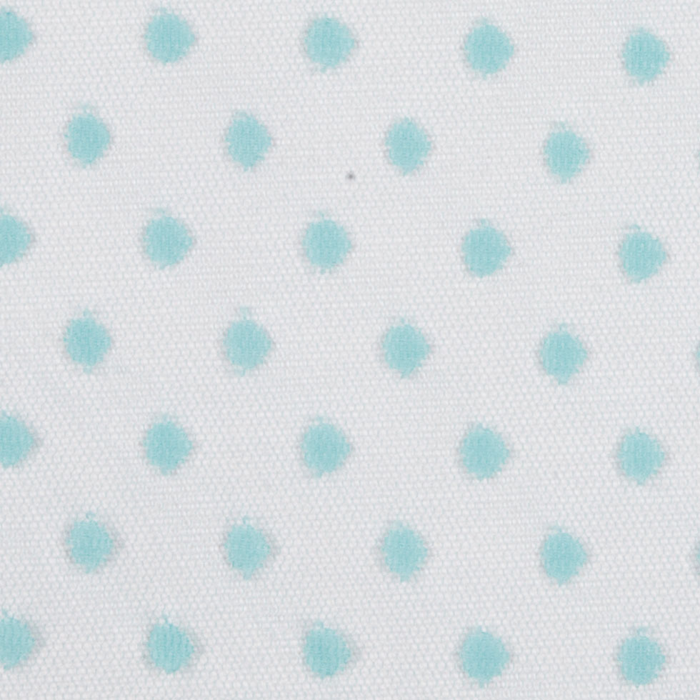 Polka Dots Tulle Crinoline – Seafoam Polka Dots Tulle Crinoline – Seafoam