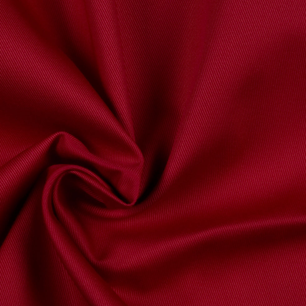 Organic Cotton Twill – Tomato Red – Stratton Collection Organic Cotton Twill – Tomato Red – Stratton Collection
