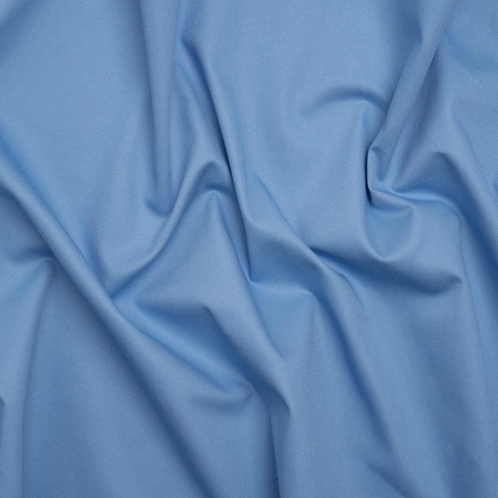 Organic Cotton Twill – Ice Blue and White – Stratton Collection Organic Cotton Twill – Ice Blue and White – Stratton Collection