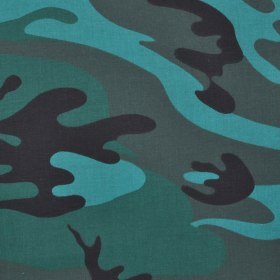 Classic Green Camouflauge Cotton Blend Classic Green Camouflauge Cotton Blend
