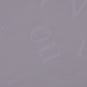 Italian White Flocked-Letter Cotton Italian White Flocked-Letter Cotton