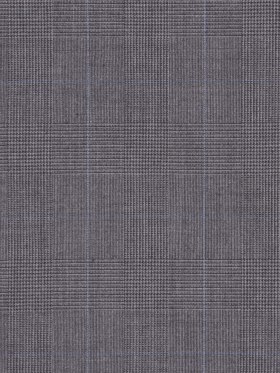 Cotton Suiting Fabric – Gray and Chalk Blue Glen Plaid – Made in Italy Cotton Suiting Fabric – Gray and Chalk Blue Glen Plaid – Made in Italy