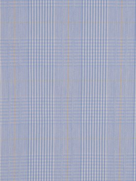 Italian Light Blue Plaid Botton-Weight Cotton Italian Light Blue Plaid Botton-Weight Cotton