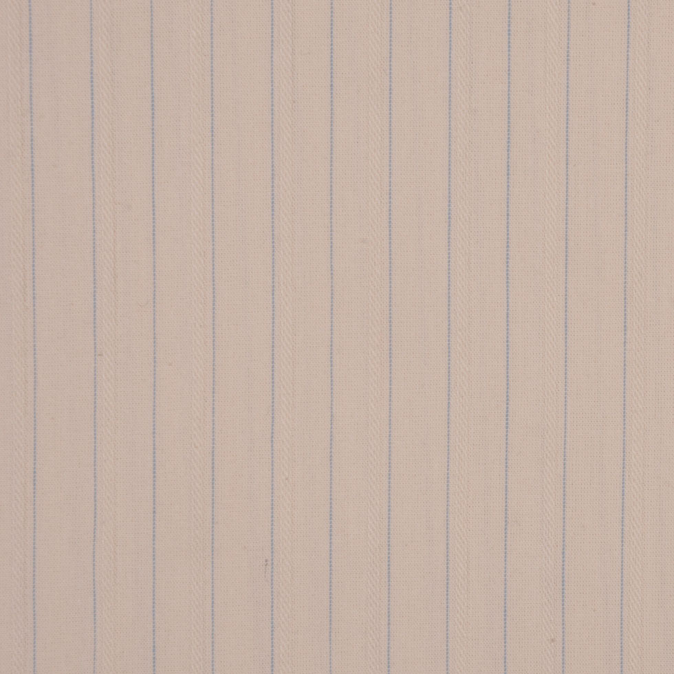 Cream/Chalk Blue Striped Shirting Cream/Chalk Blue Striped Shirting