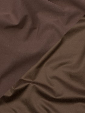 Taupe Double Faced Stretch Polyester Sateen and Twill Taupe Double Faced Stretch Polyester Sateen and Twill