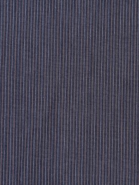 Italian Dark Gray Striped Cotton Suiting Italian Dark Gray Striped Cotton Suiting