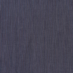 Italian Dark Gray Striped Cotton Suiting Italian Dark Gray Striped Cotton Suiting