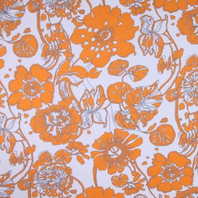 Floral Metallic Jersey Print Floral Metallic Jersey Print
