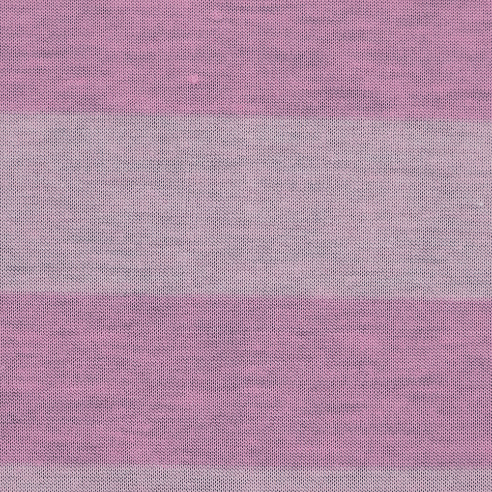 Pink on Pink Awning Striped Stretch Rayon Jersey Pink on Pink Awning Striped Stretch Rayon Jersey