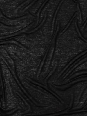 Black Lightweight Rayon Jersey Black Lightweight Rayon Jersey